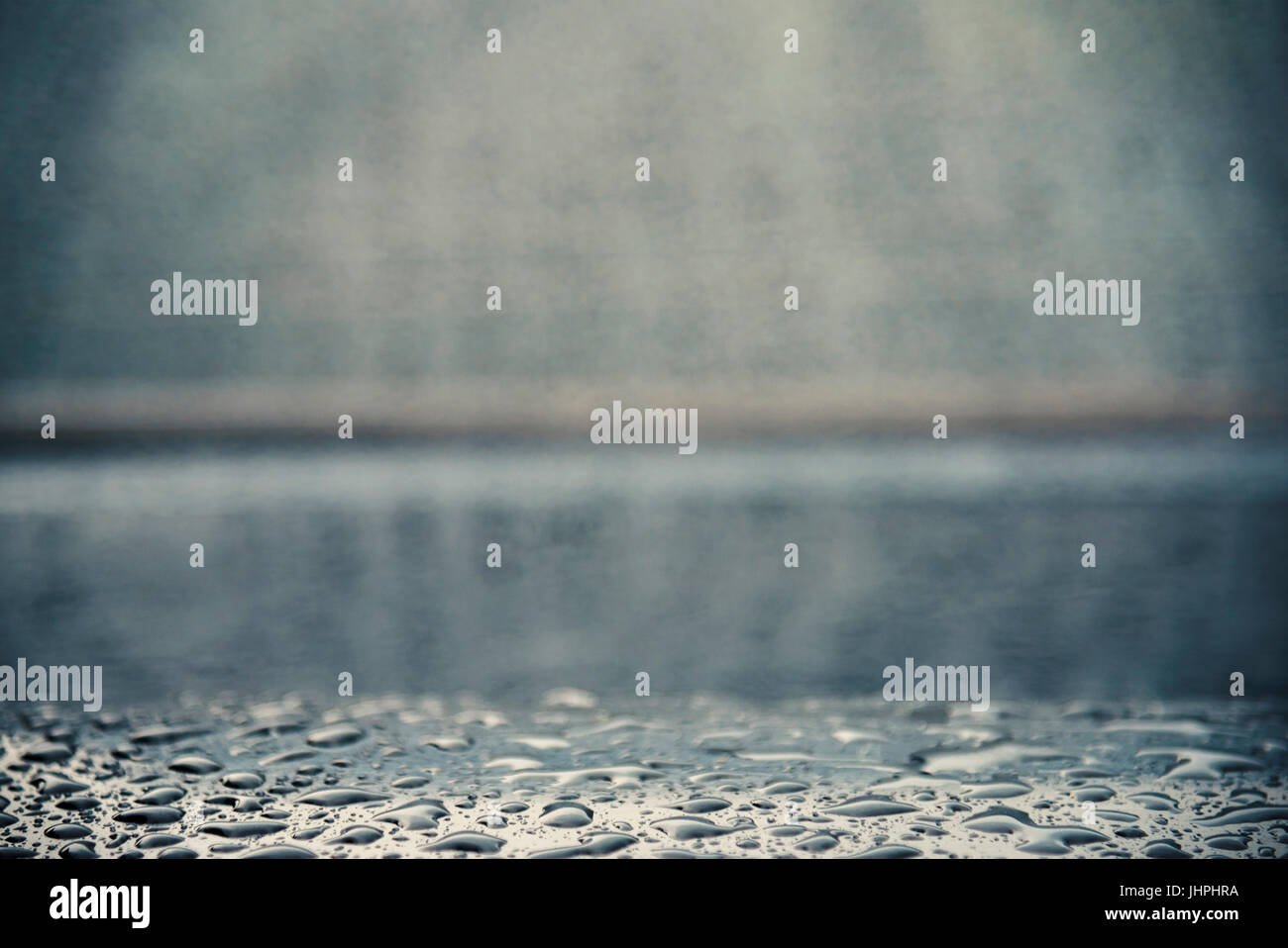 Spectacular background with drops of water and light effect, copyspace ...
