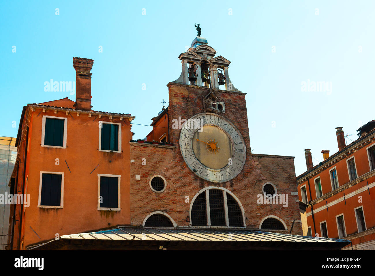 Bell Tower Of The Roman Catholic Church Of San Giovanni Elemosinario. Build  In Renaissance Architectural Style. View From Bridge Rialto. Venice, Italy  Stock Photo, Picture and Royalty Free Image. Image 37548061.