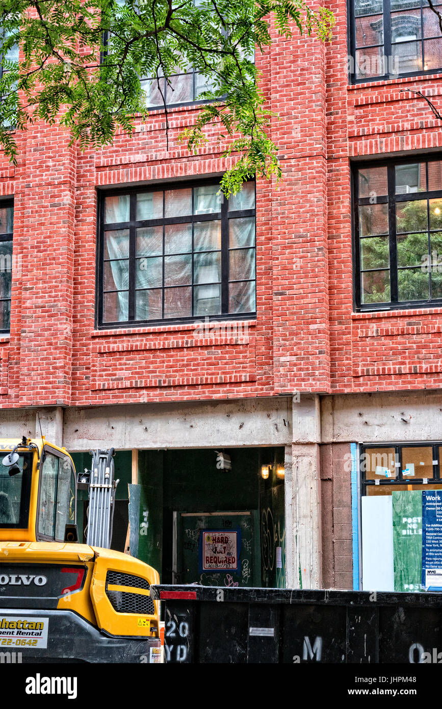 Lower East Side Construction Site, New York, NY, USA Stock Photo Alamy