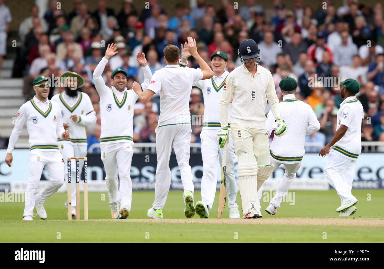 Keaton Jennings celebrating A Tactical Turning Point