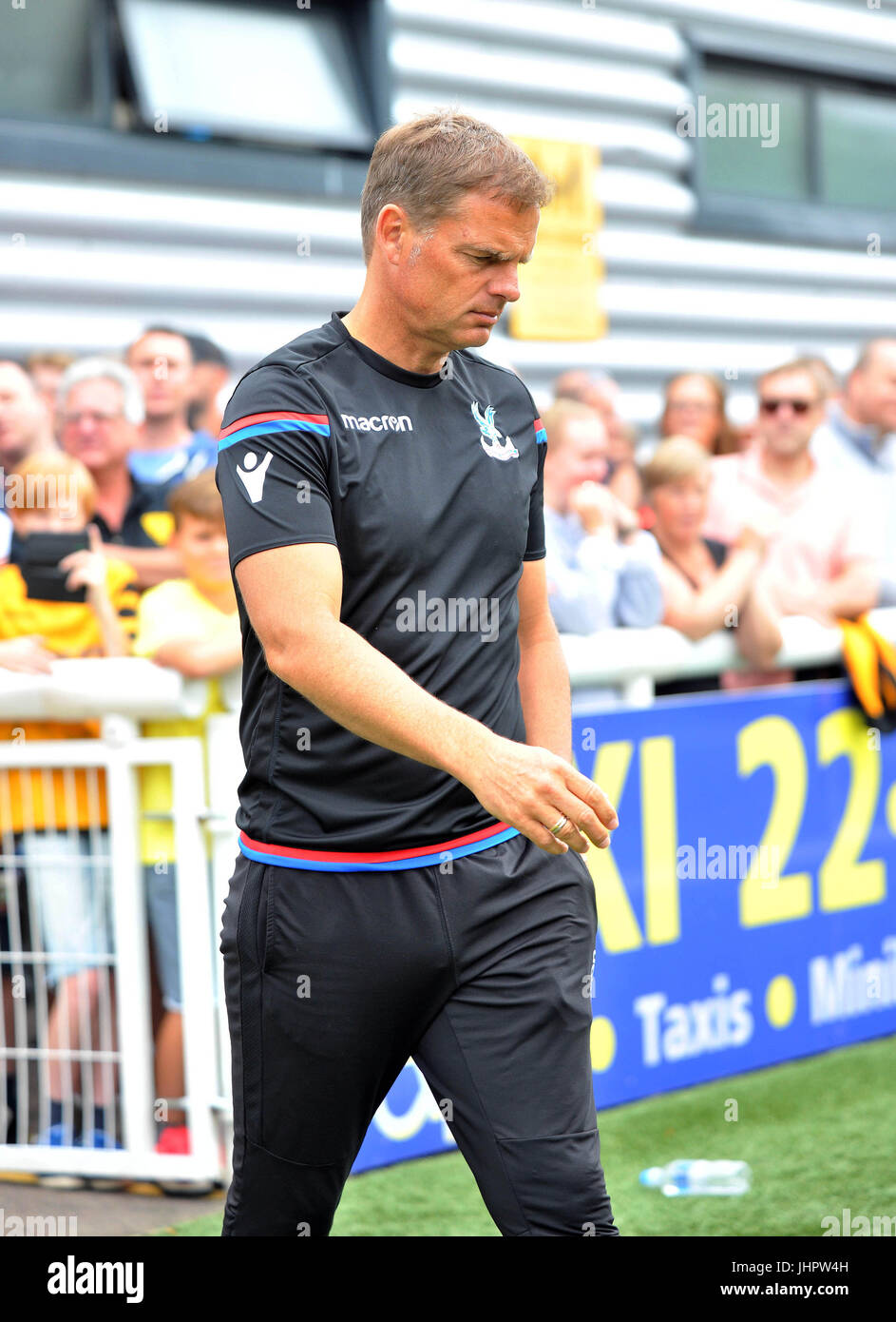 Crystal Palace Manager Frank De Boer During The Pre Season Match At The Gallagher Stadium Maidstone Stock Photo Alamy