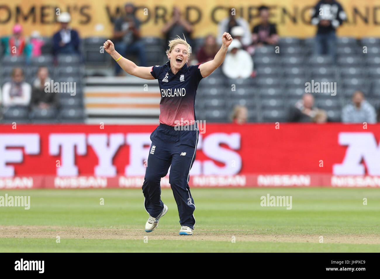 England's Alex Knight England dismissing West Indies' Deandra Dottin during  the ICC Women's World Cup match at the The County Ground, Bristol Stock  Photo - Alamy