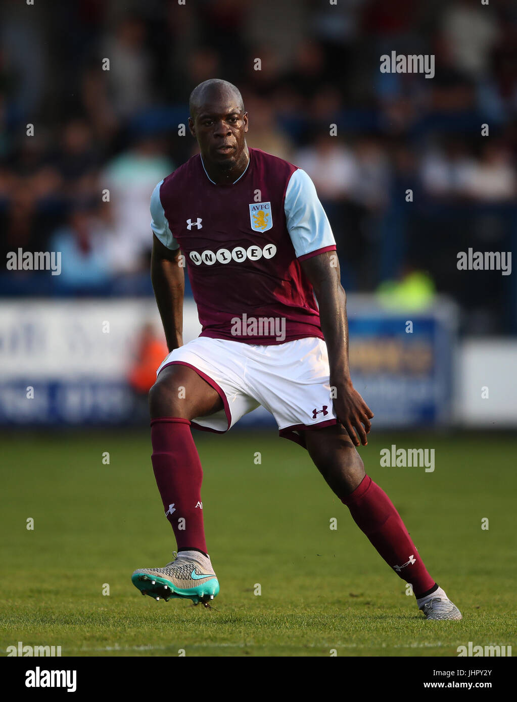 Aston Villa's Chris Samba during the pre-season friendly at New Bucks Head, Telford. PRESS ASSOCIATION Photo. Picture date: Wednesday July 12, 2017. Photo credit should read: Nick Potts/PA Wire. RESTRICTIONS: No use with unauthorised audio, video, data, fixture lists, club/league logos or 'live' services. Online in-match use limited to 75 images, no video emulation. No use in betting, games or single club/league/player publications. Stock Photo