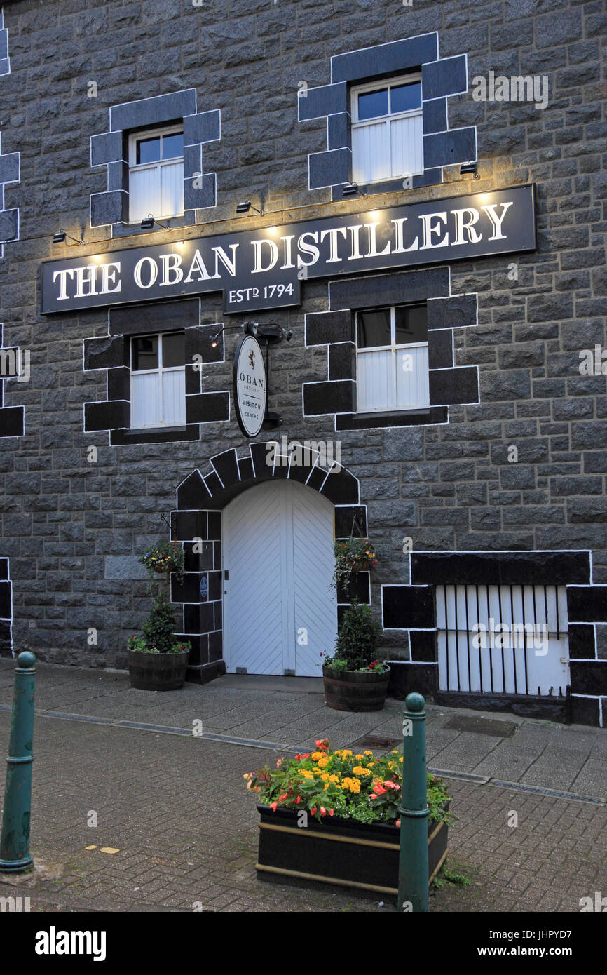 The Oban Distillery, Oban, Argyll & Bute, Scotland Stock Photo
