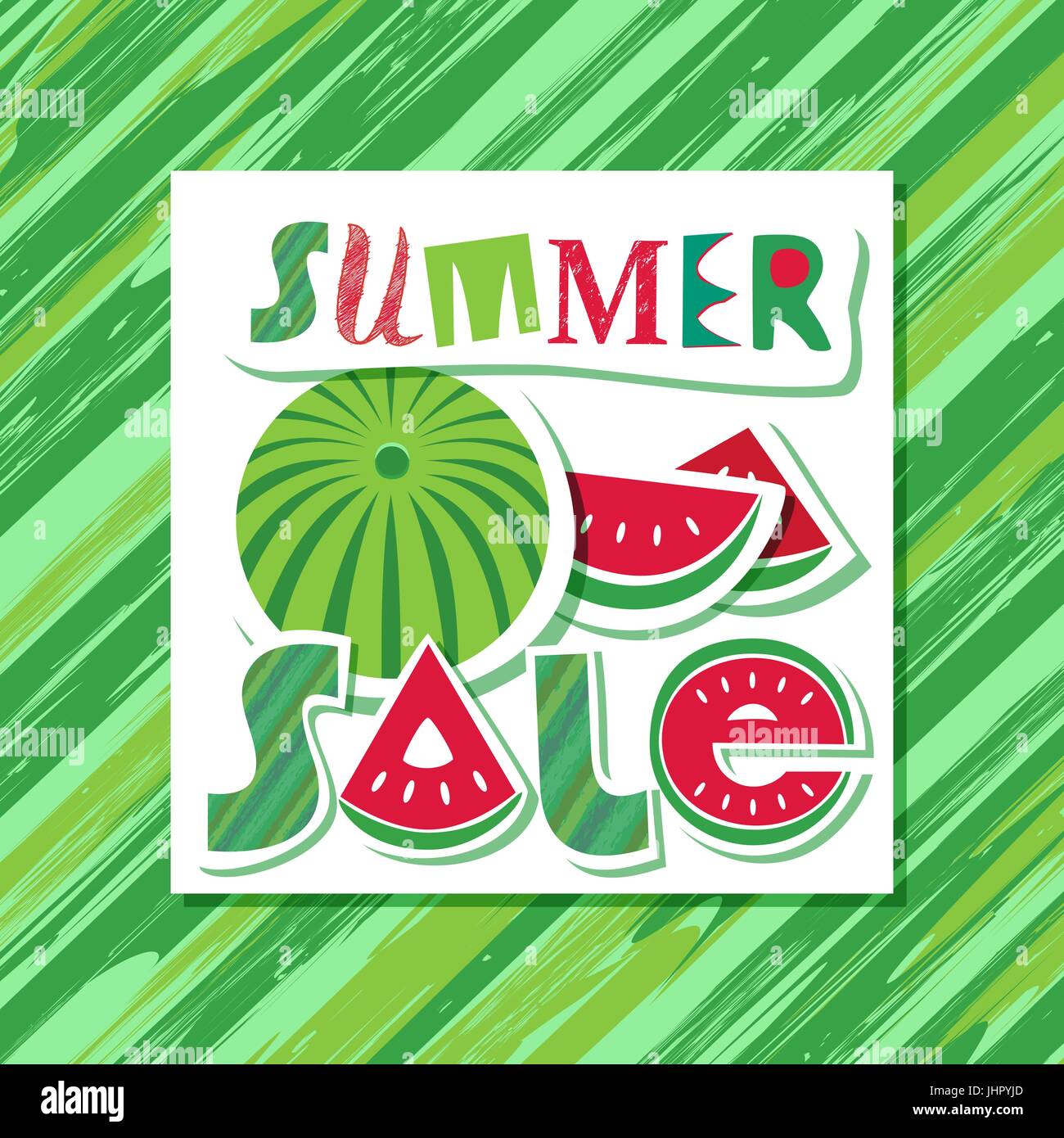 Summer Sale Concept Special Bonus Poster Design Element Of