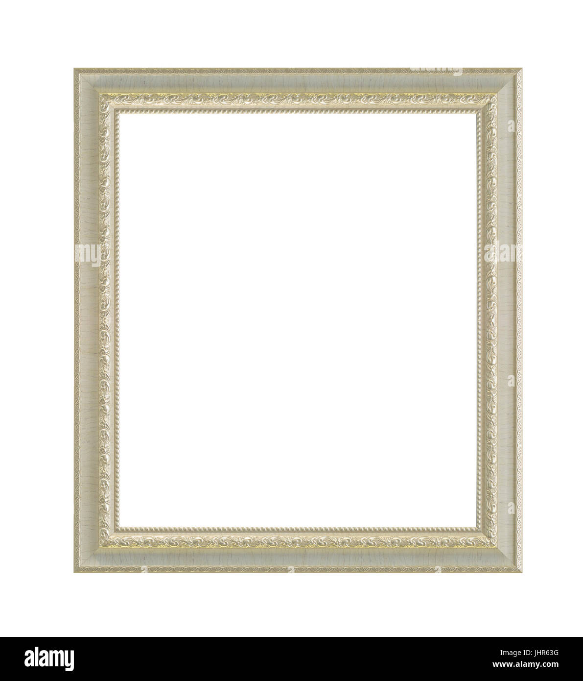 Wooden picture frame isolated on white background Stock Photo - Alamy