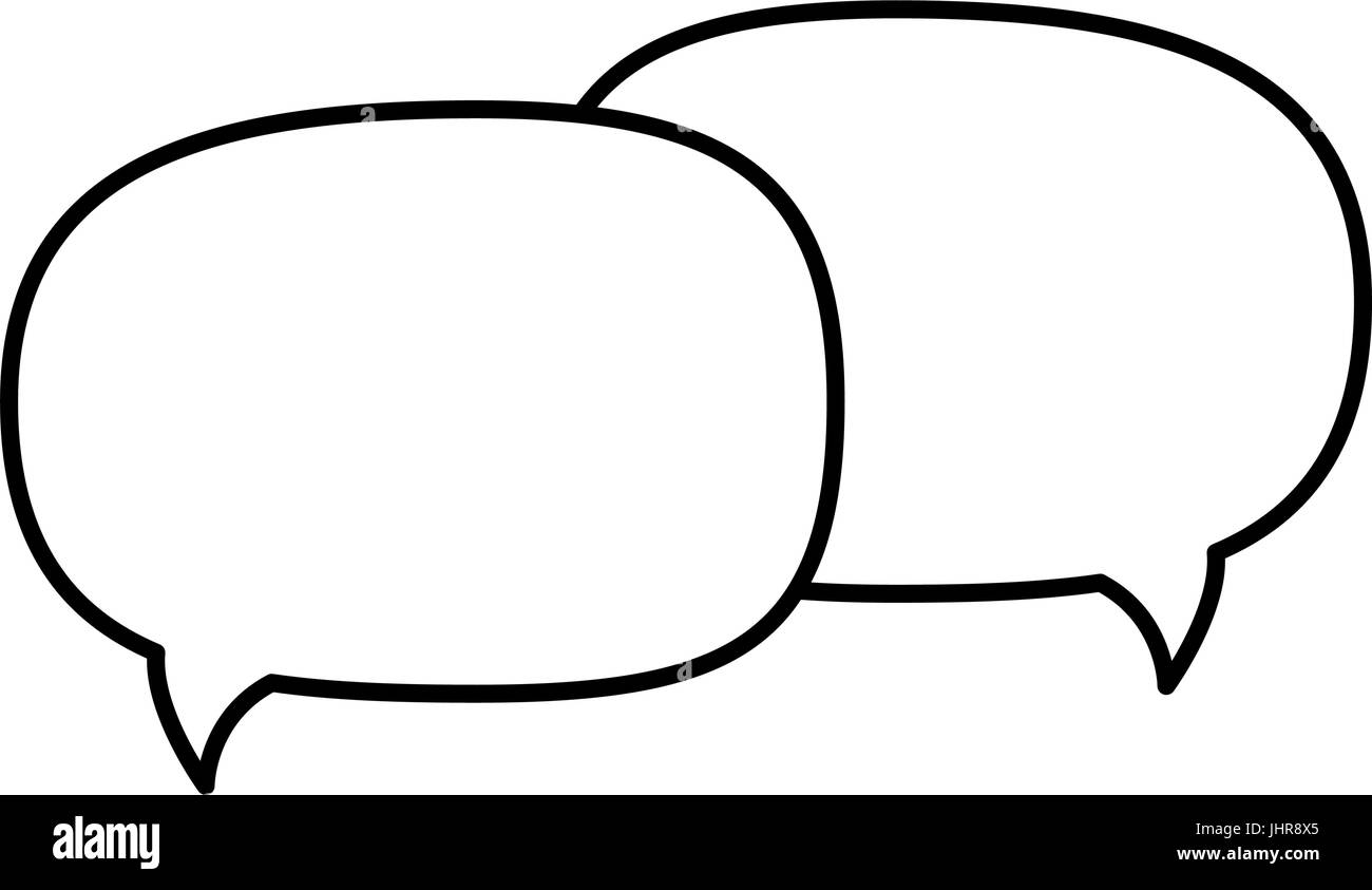 speech bubble icon over white background vector illustration Stock ...