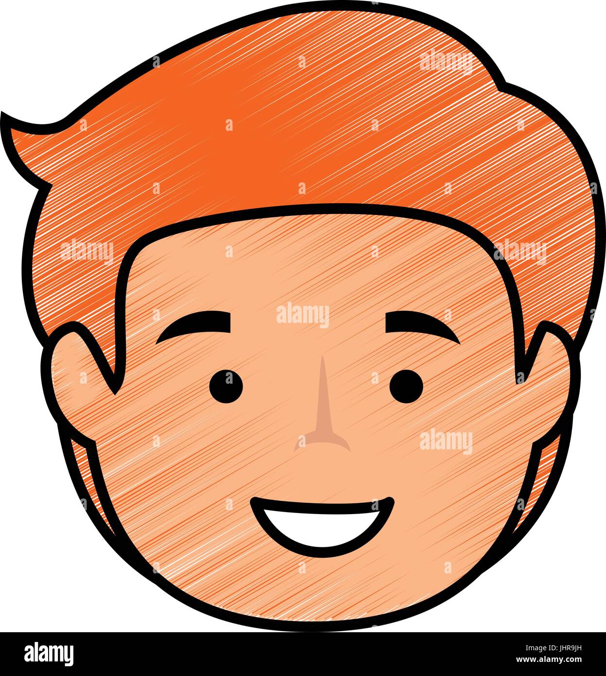cartoon man icon over white background vector illustration Stock Vector ...
