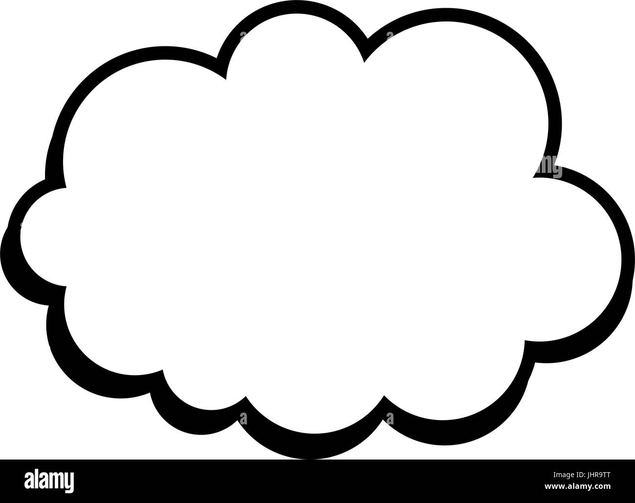 cloud icon over white background vector illustration Stock Vector Image ...