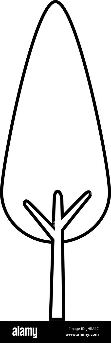 tree icon over white background vector illustration Stock Vector Image ...