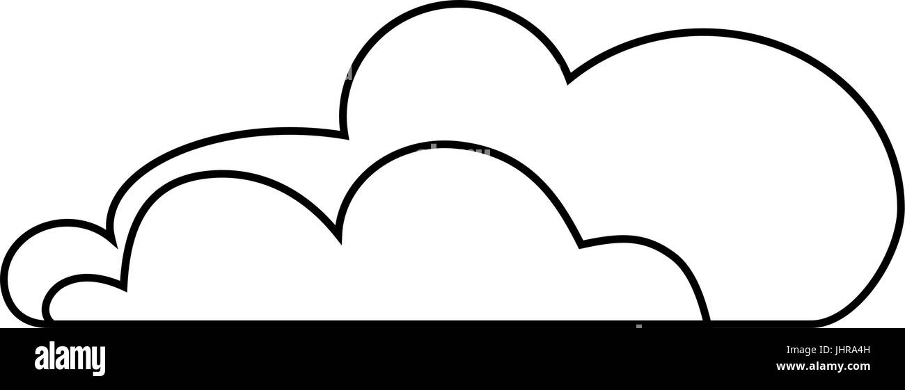 cloud icon over white background vector illustration Stock Vector Image ...