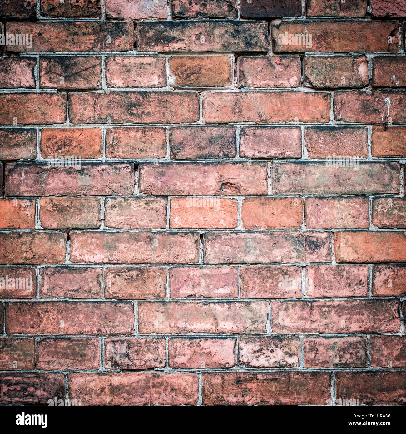 vintage brick wall -  stone brick wall Stock Photo