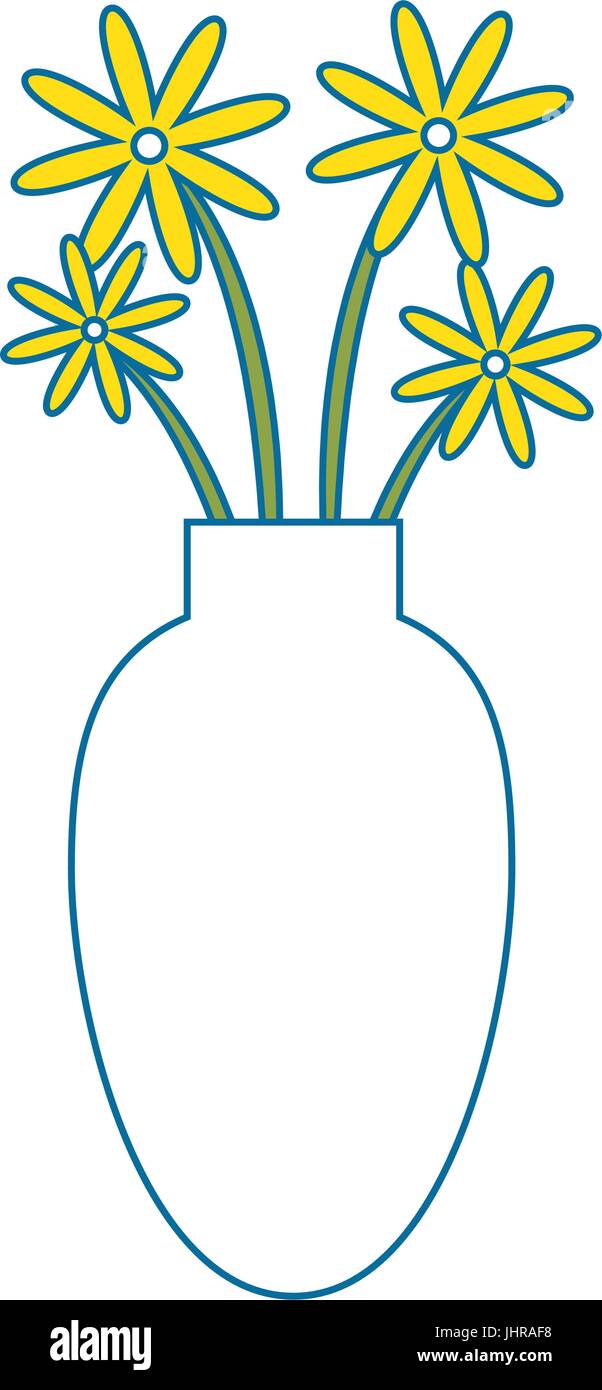 vase with flowers icon Stock Vector Image & Art - Alamy
