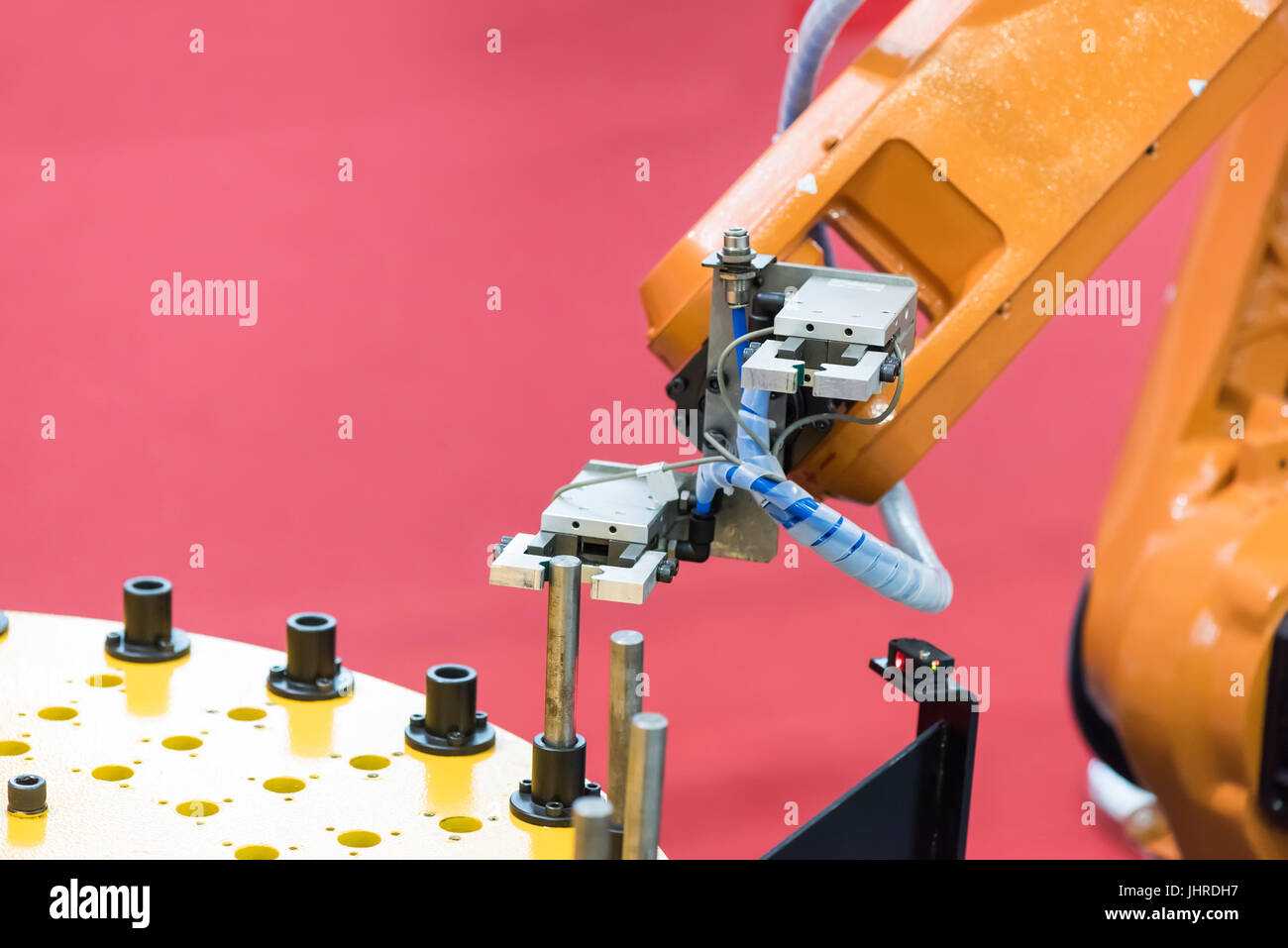 Controler of robotic hand Stock Photo