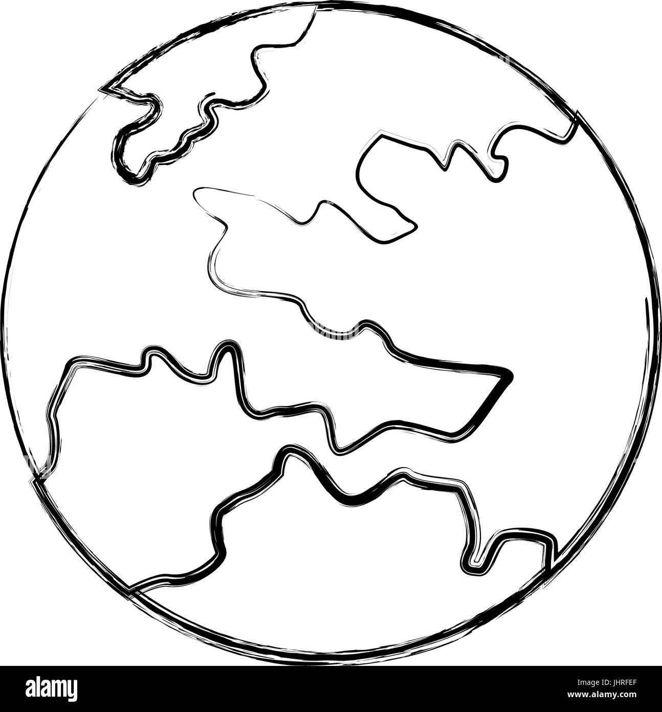 map global world earth round icon Stock Vector Image & Art - Alamy