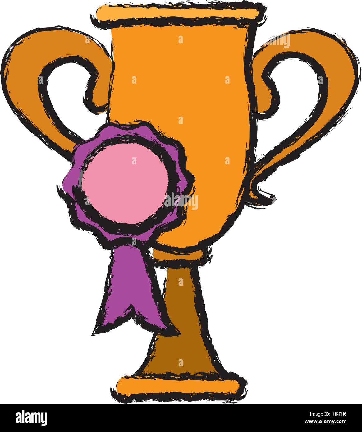 trophy rosette award success honor icon Stock Vector Image & Art Alamy