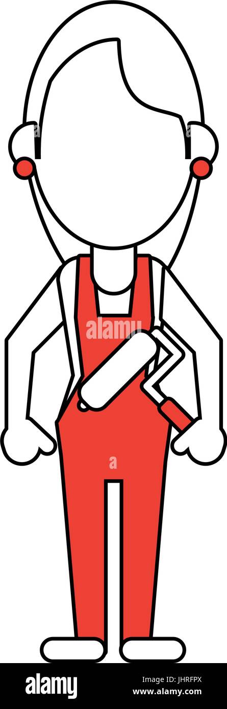 farmer woman vector illustration Stock Vector Image & Art - Alamy