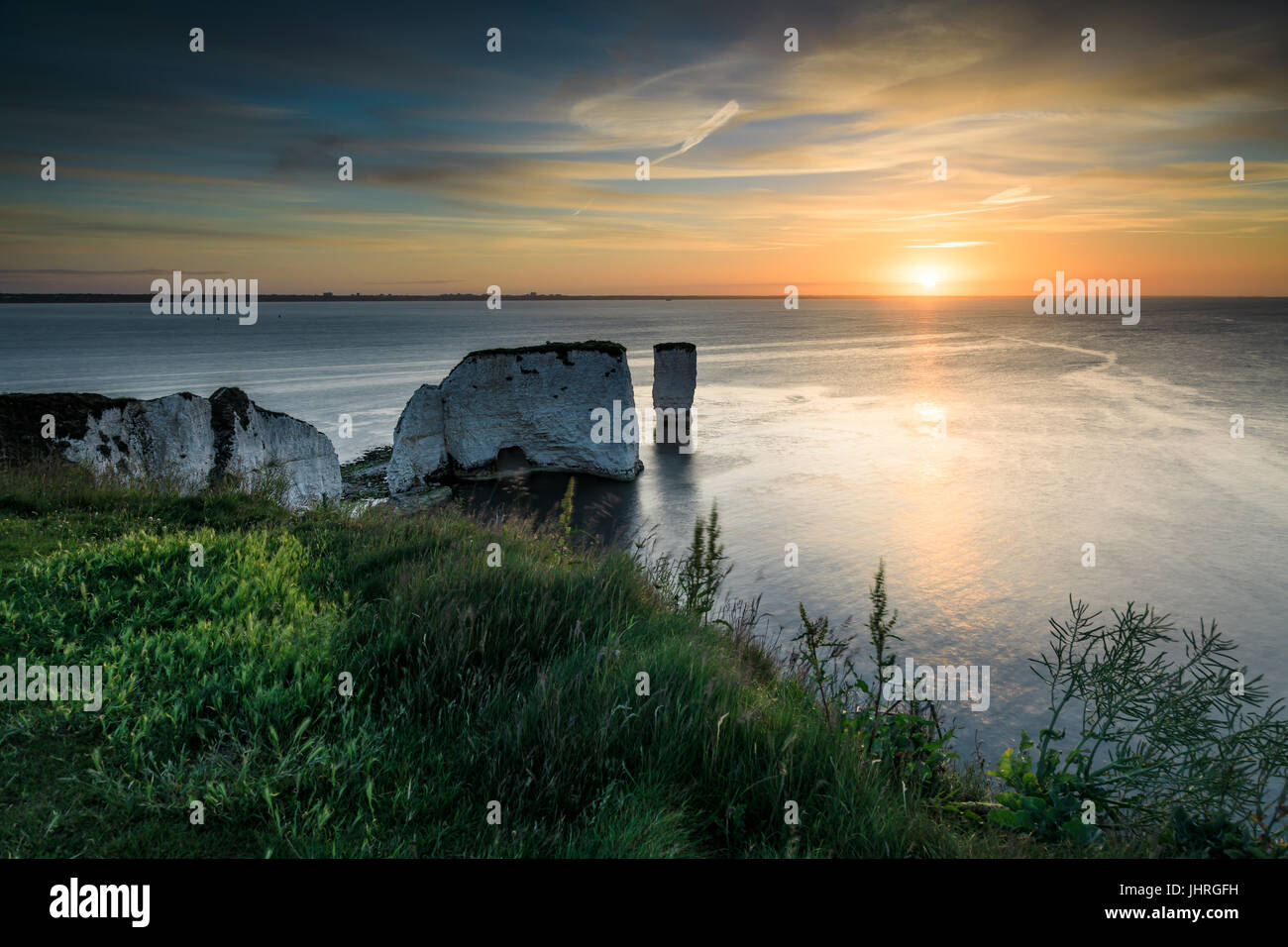 Old harry rocks poole bay hi-res stock photography and images - Alamy
