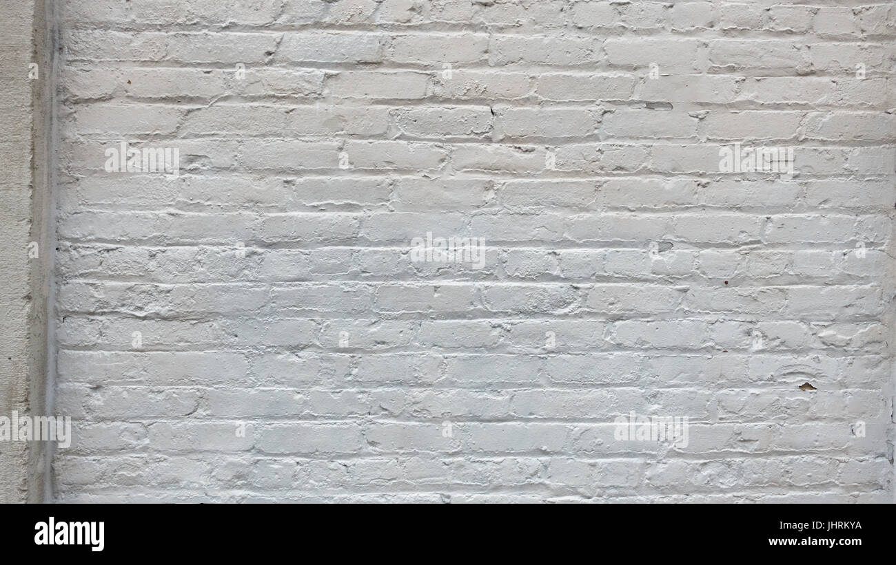 white painted brick wall backdrop background texture Stock Photo - Alamy