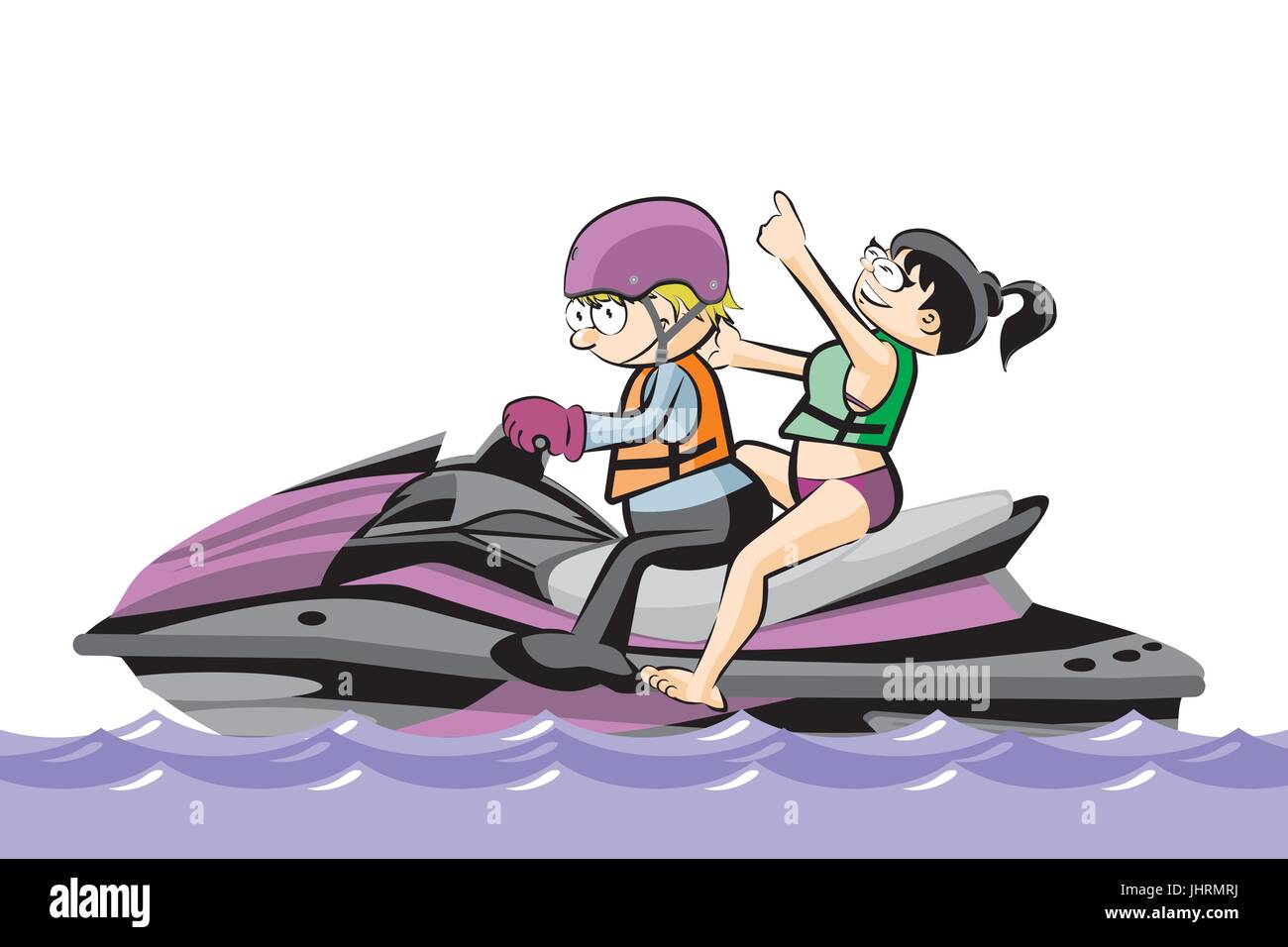 Guy riding a wave Stock Vector Images Alamy