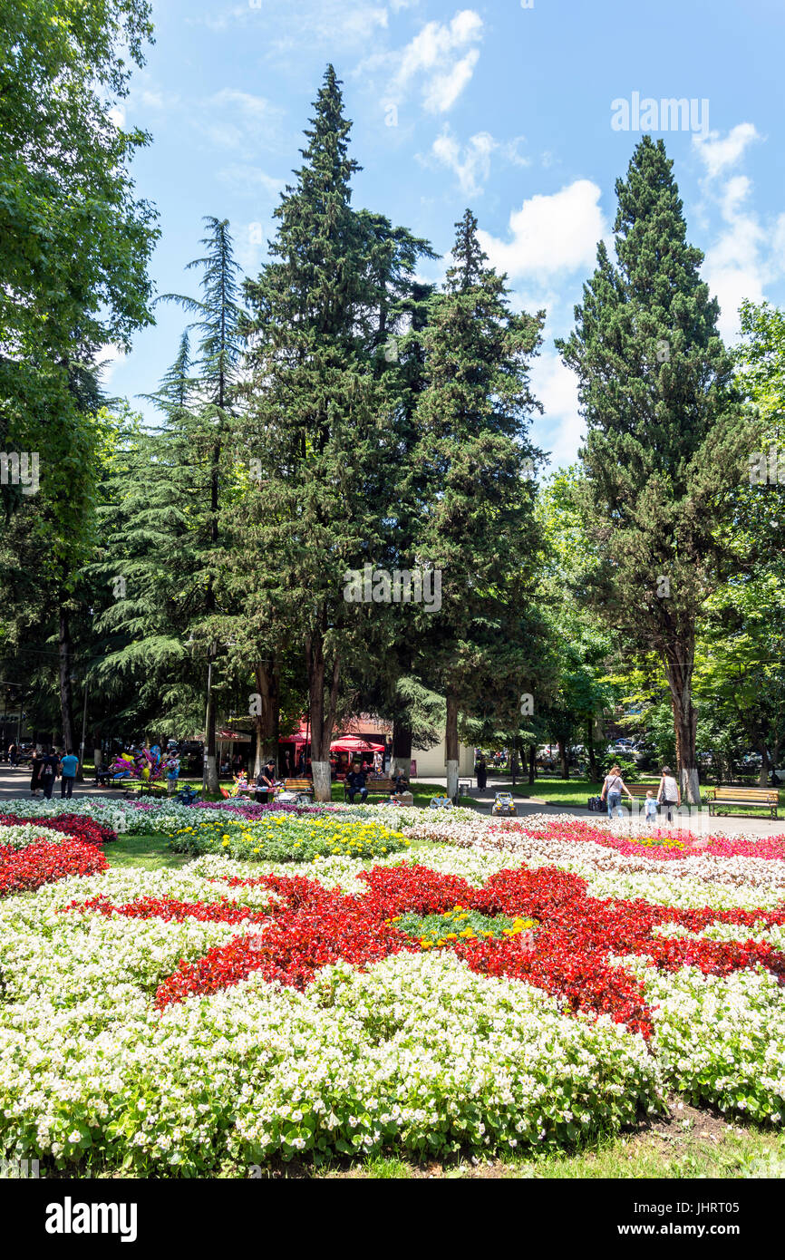The Boulevard (Central Park), Kutaisi, Imereti Province (Mkhare), Georgia Stock Photo