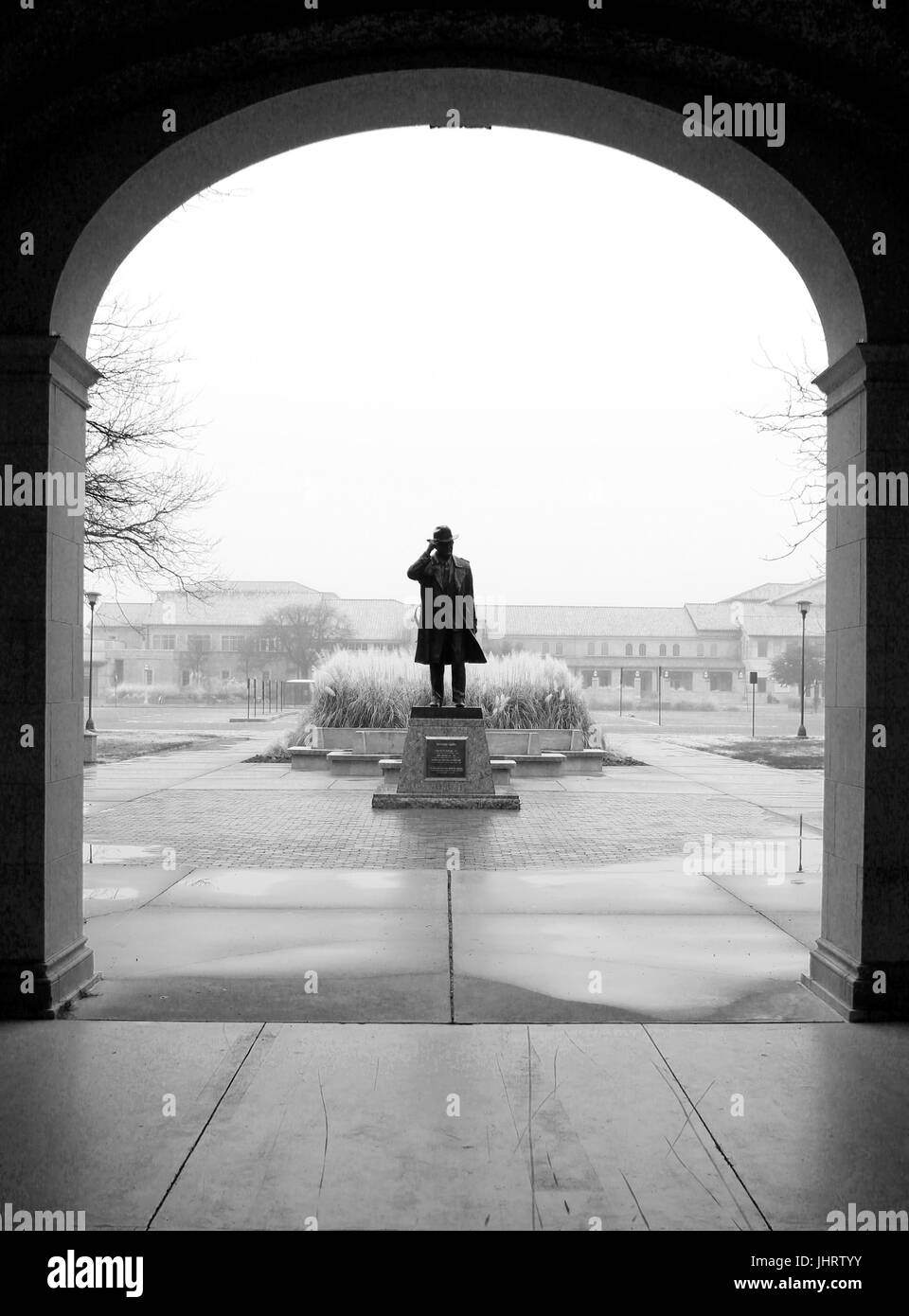 A Man on The Gate Stock Photo - Alamy
