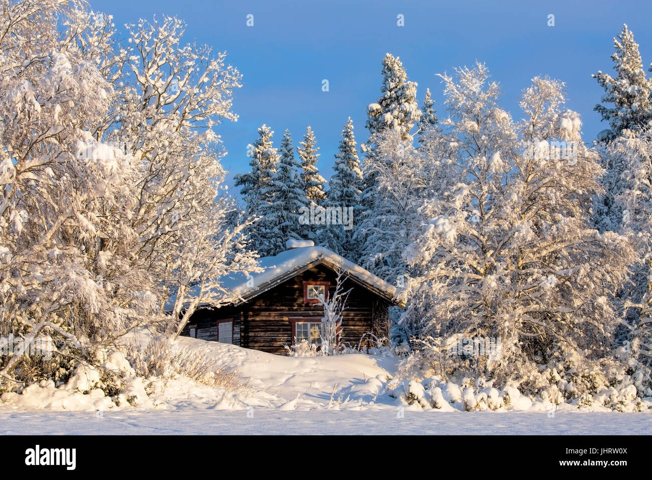 Cabin Woods Snow Stock Photos Cabin Woods Snow Stock Images