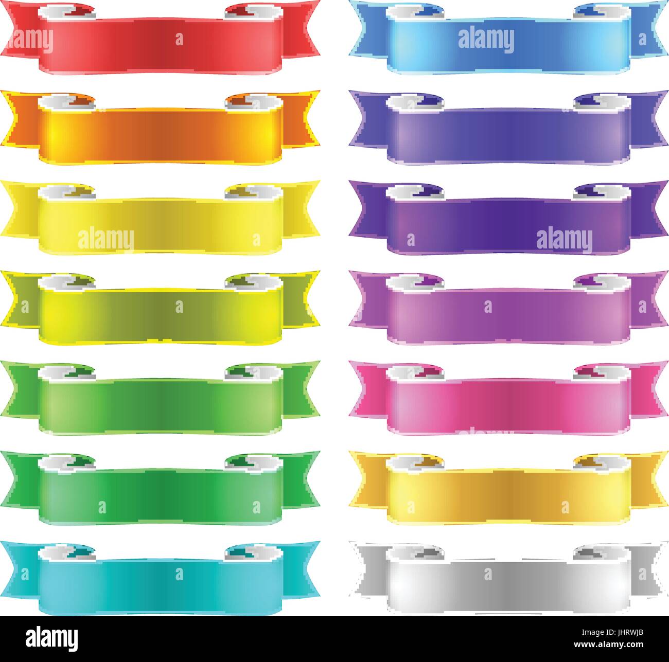 vector ribbons set Stock Vector Image & Art - Alamy