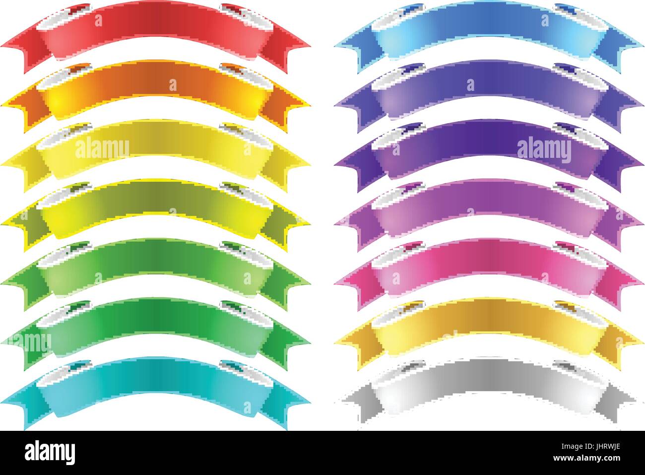 vector ribbons set Stock Vector Image & Art - Alamy