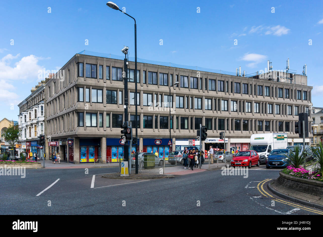 The brutalist Pavilion House in Scarborough was voted the building
