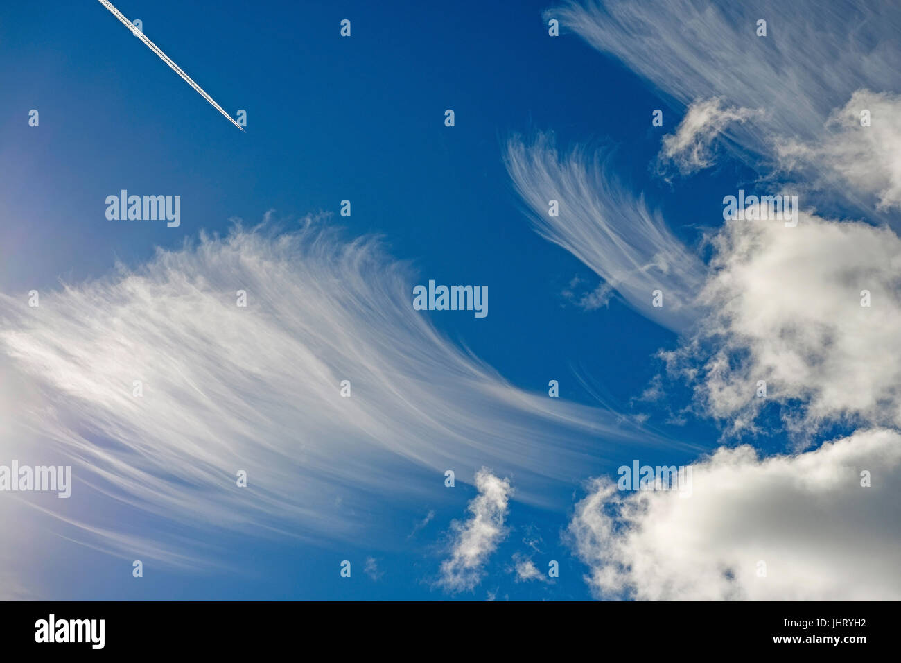 Cloud formation, Gotland, province of Gotland, Sweden, September , Wolkenformation, Provinz Gotland, Schweden, September 2013 Stock Photo