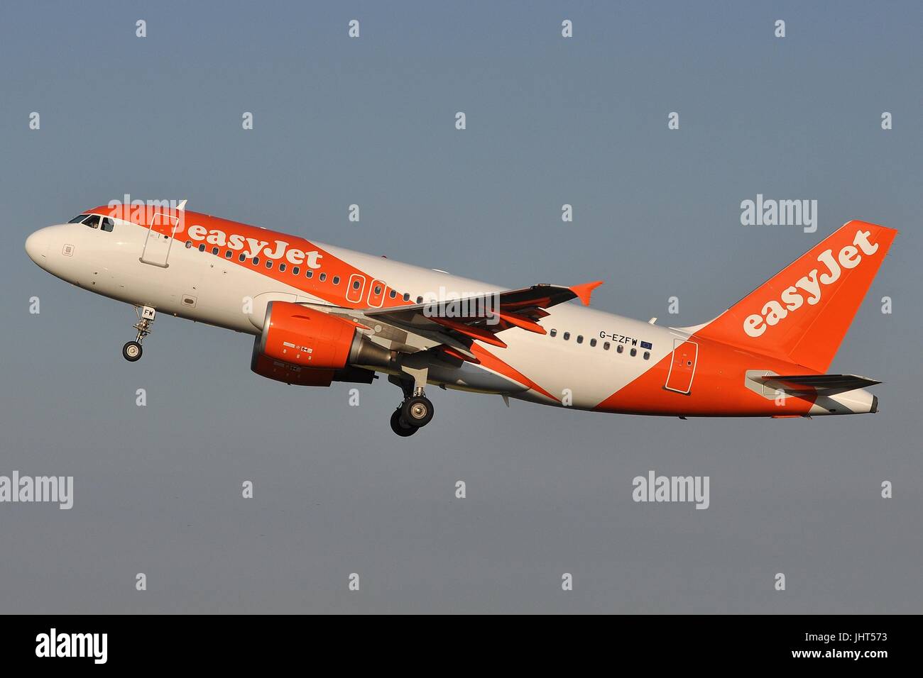 EASYJET FOR AUSTRIAN AOC Stock Photo