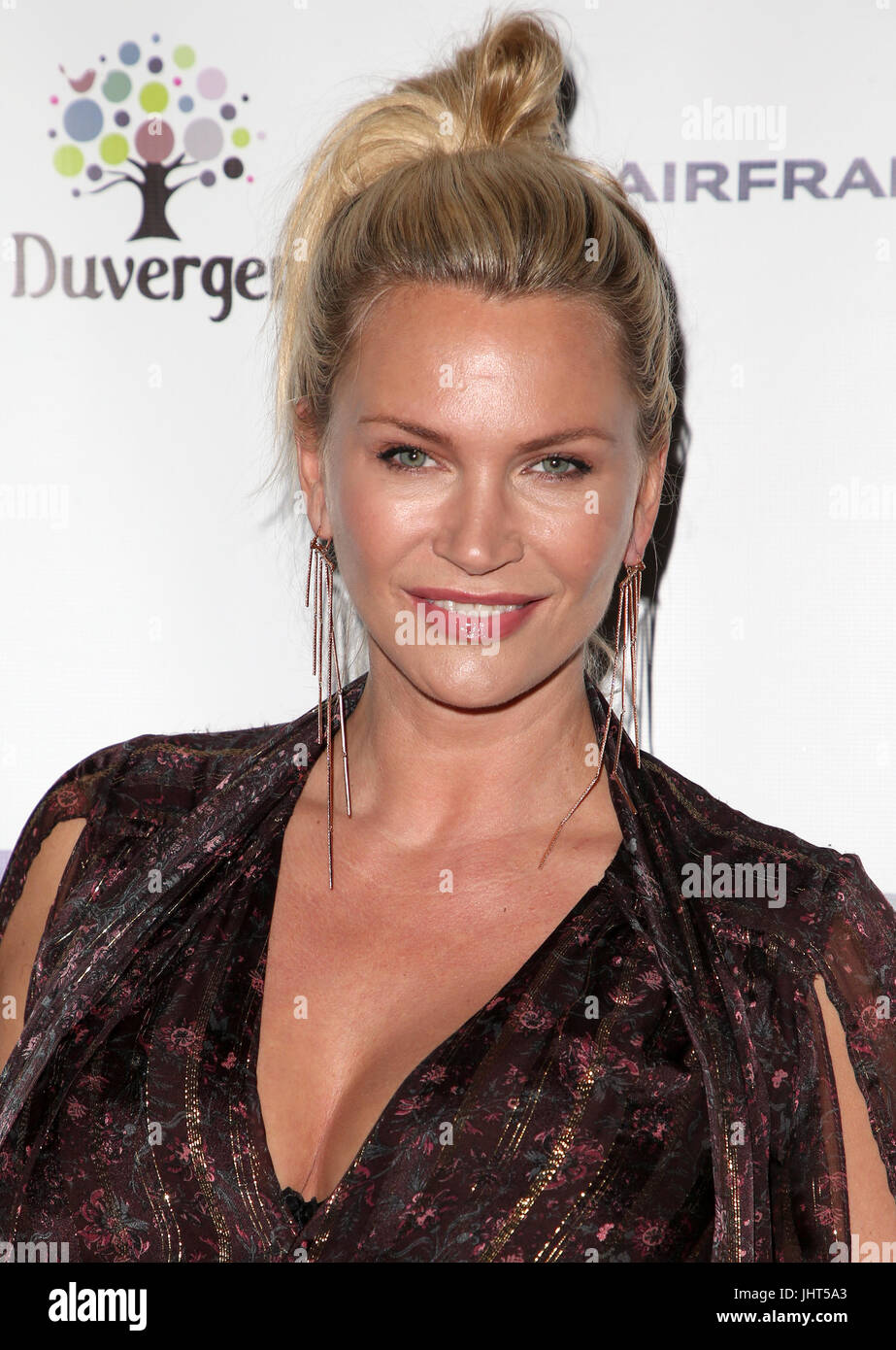 BEVERLY HILLS, CA July 14- Natasha Henstridge, At French Consul To Los Angeles Bastille Day Reception 2017 at The Résidence de France, California on July 14, 2017. Credit: Faye Sadou/MediaPunch Stock Photo