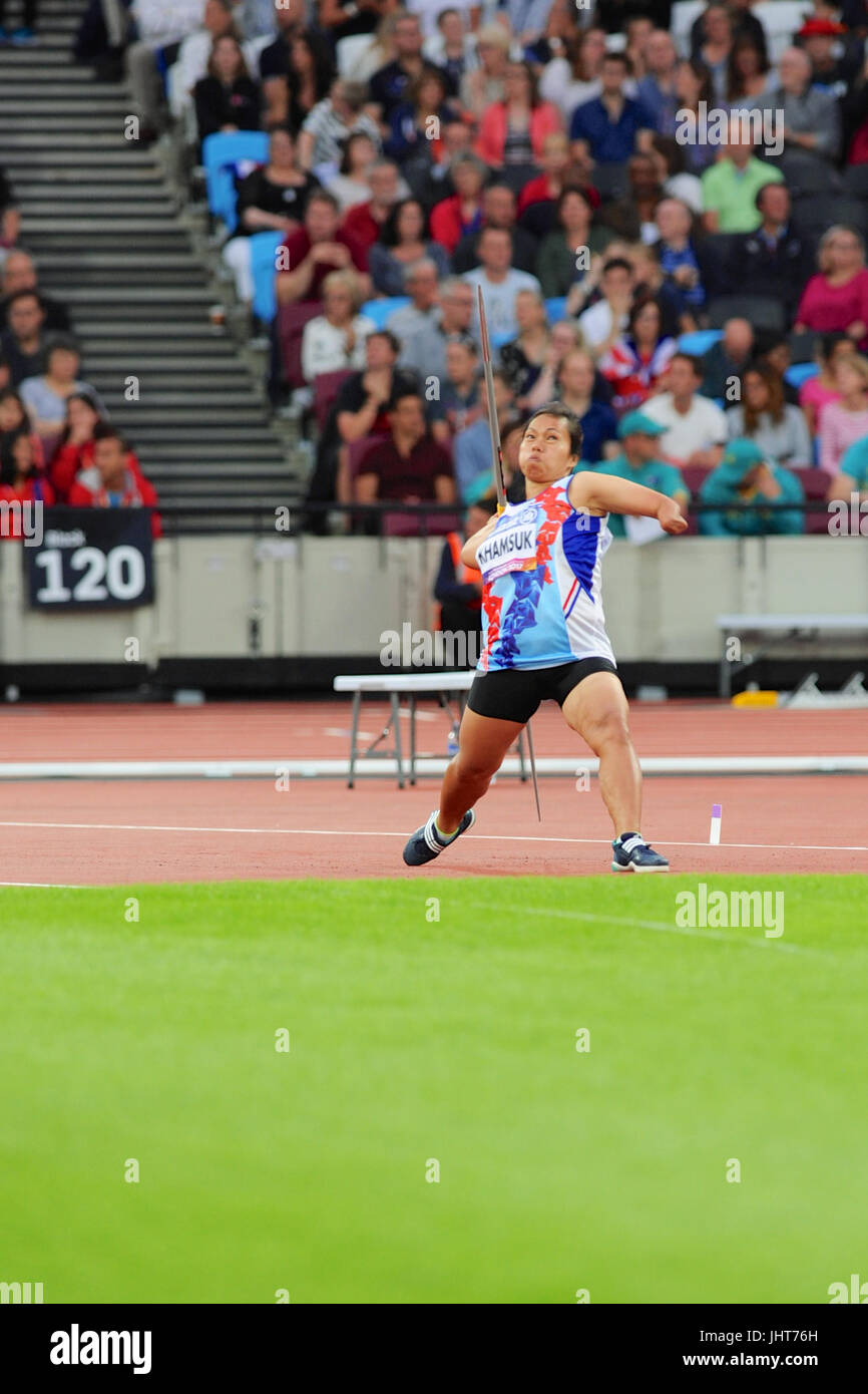 Womens javelin throw f46 olympic stadium hires stock photography and images Alamy