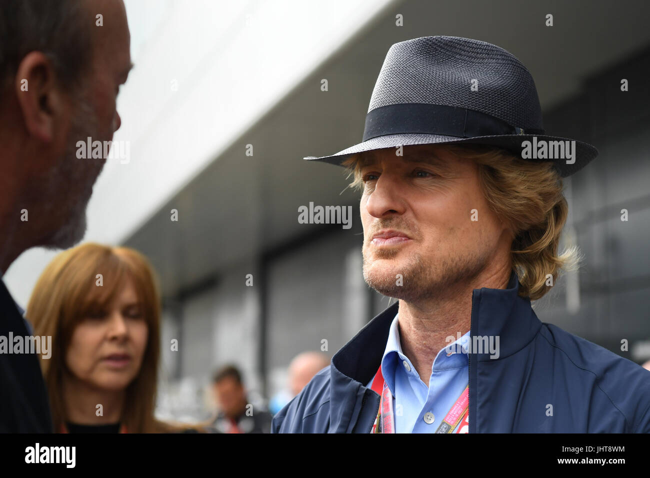 Silverstone Race Circuit, UK. Sunday 16th July 2017. Hollywood actor ...