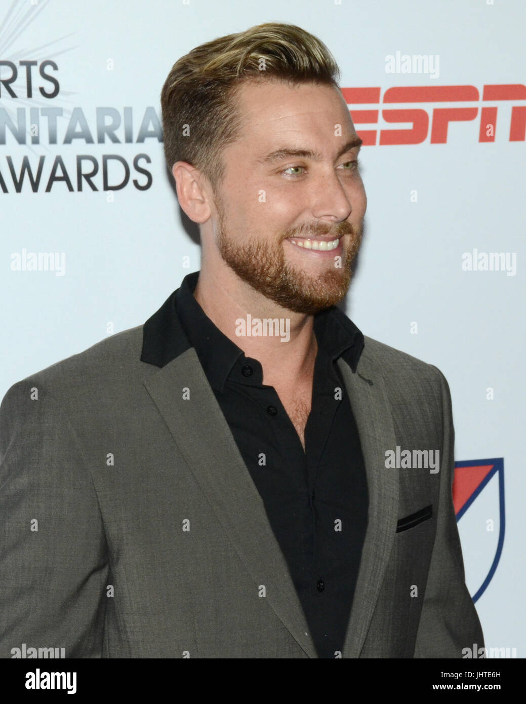 Lance Bass attends 3rd Annual Sports Humanitarian Year Awards LA LIVE’S Novo Los Angeles July 11,2017. Stock Photo