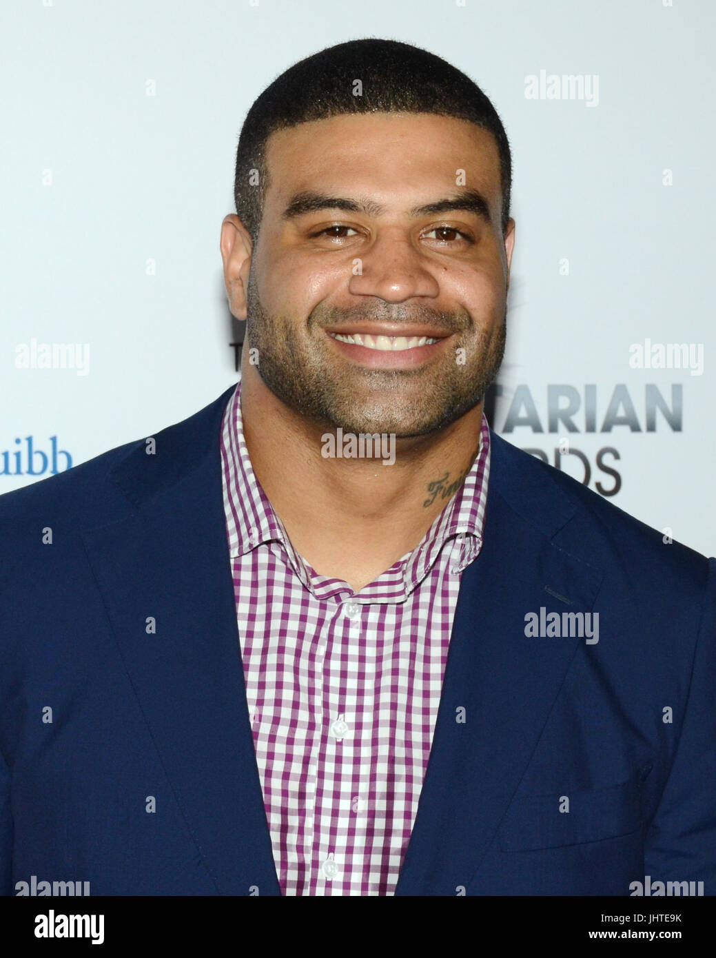 Shawne Merriman attends 3rd Annual Sports Humanitarian Year Awards LA LIVE’S Novo Los Angeles