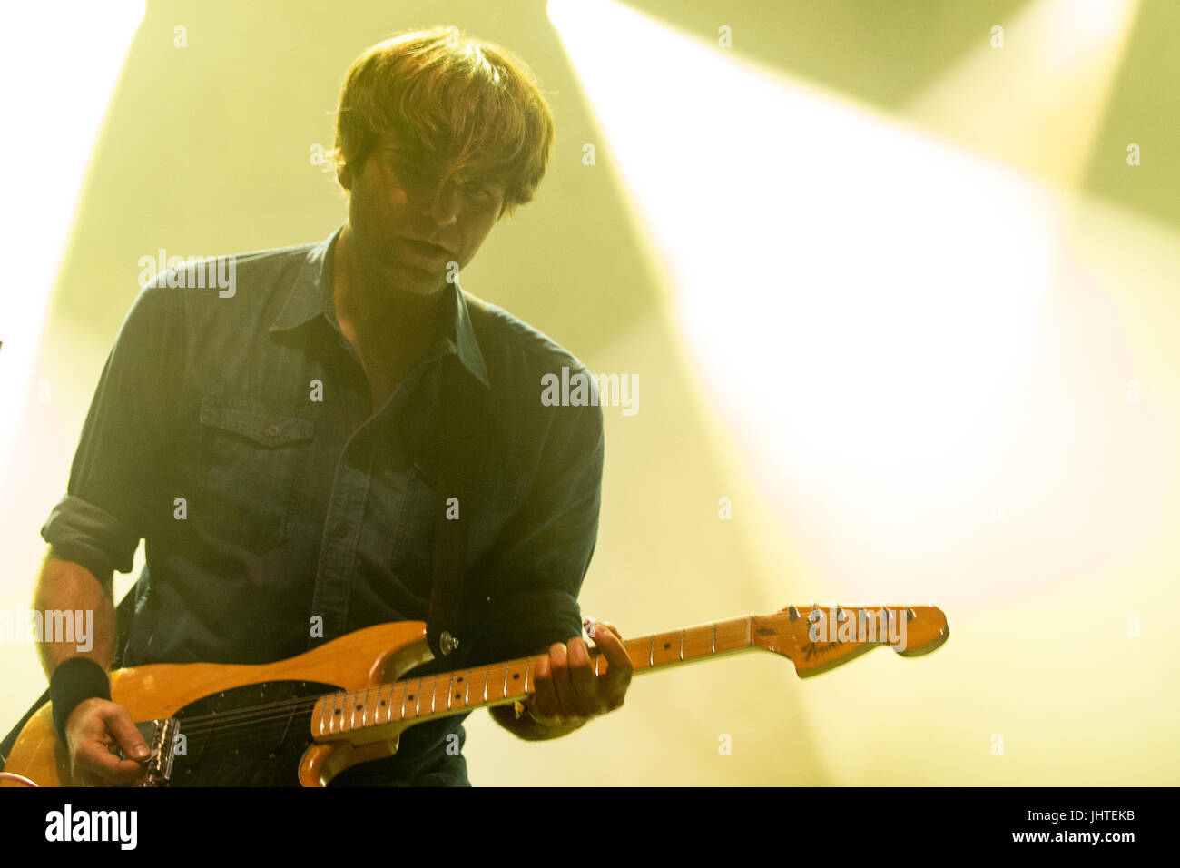 Death Cab for Cutie performs Day One Sloss Fest Birmingham,Alabama Stock Photo
