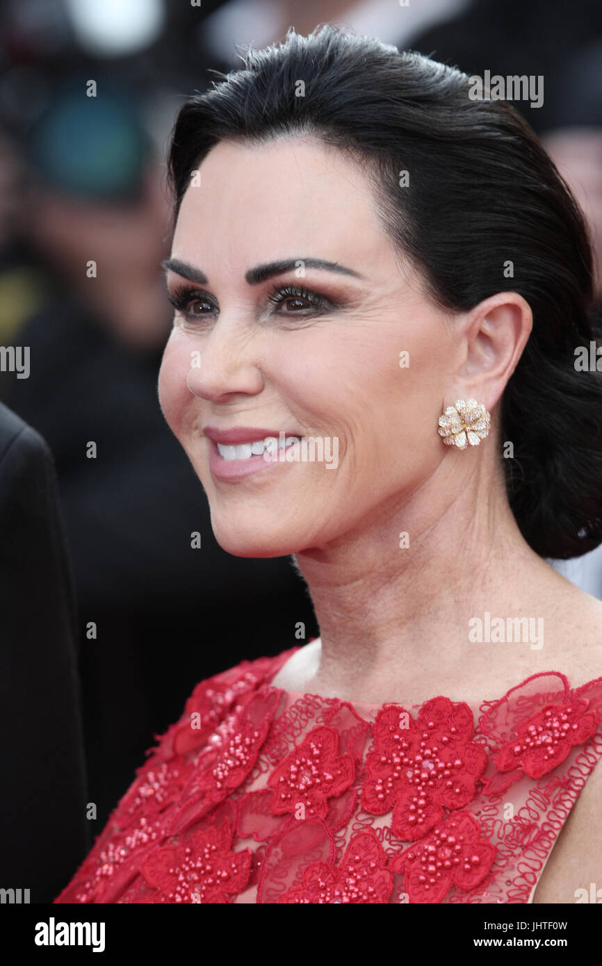 Elizabeth Keadle attends The Killing Of A Sacred Deer screening during the 70th annual Cannes Film Festival at Palais des Festivals on May 22, 2017 in Cannes, France. Stock Photo