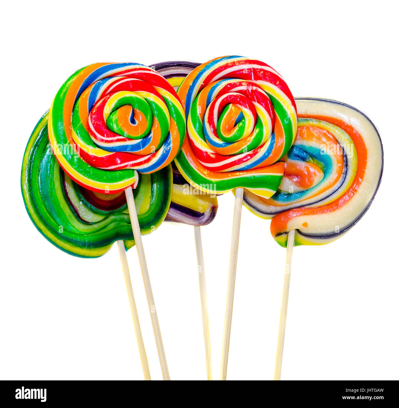Colored Sweet Candy Lollipop Sticks Saint Nicholas Sweets Stock Photo Alamy