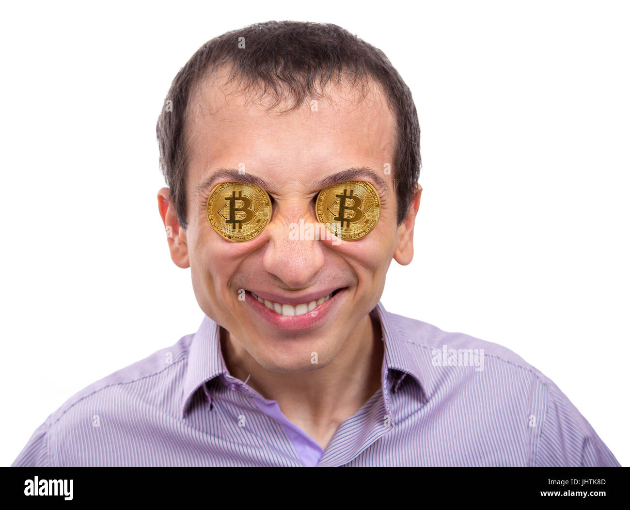 Bitcoin eyes hi-res stock photography and images - Alamy