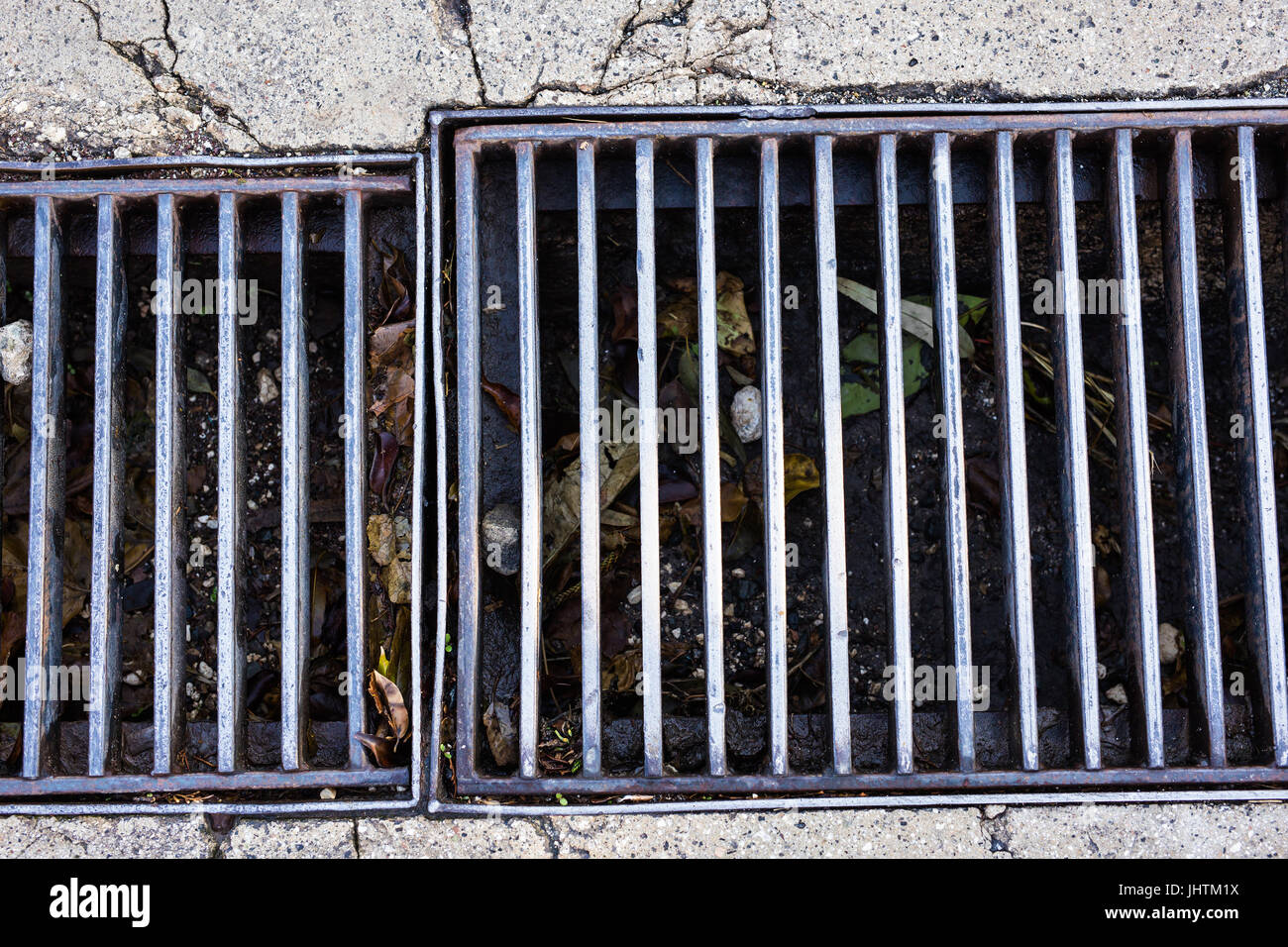 Cover drainage system. Stock Photo