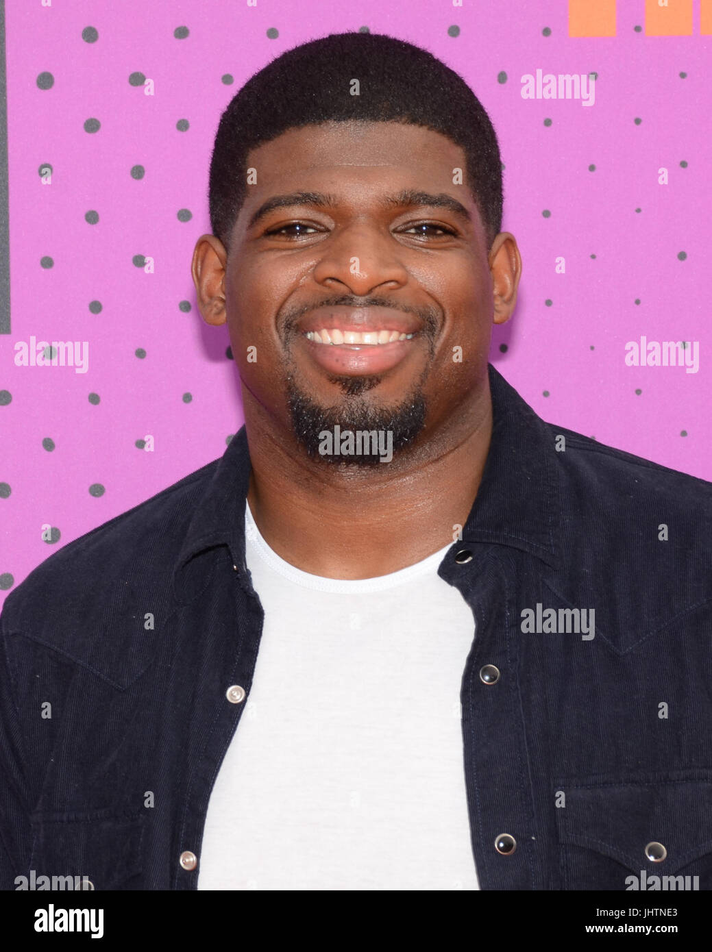 P. K. Subban attends 2017 Nickelodeon Kids' Choice Sports Awards Pauley