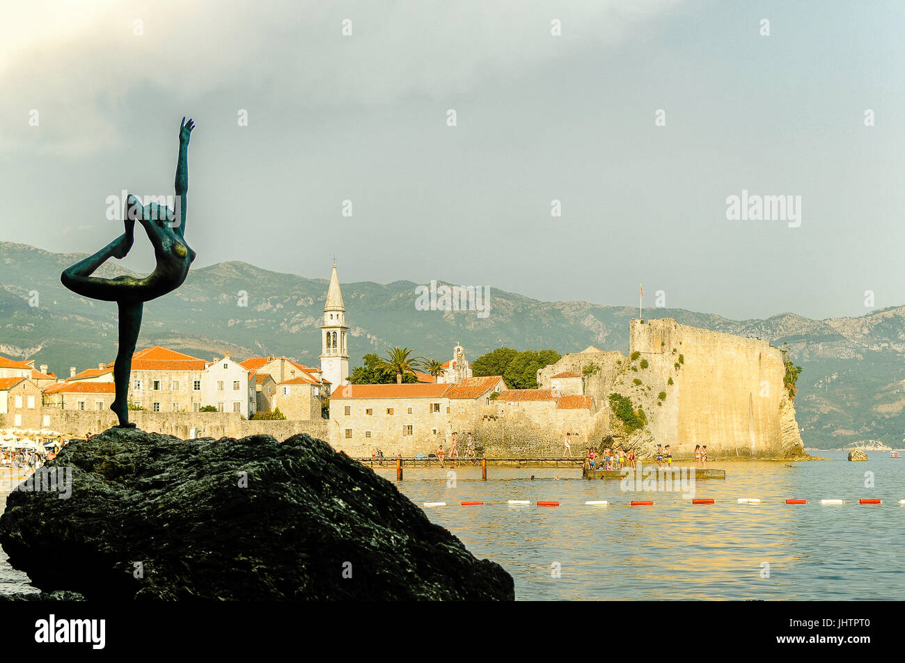 Budva in Montenegro Stock Photo