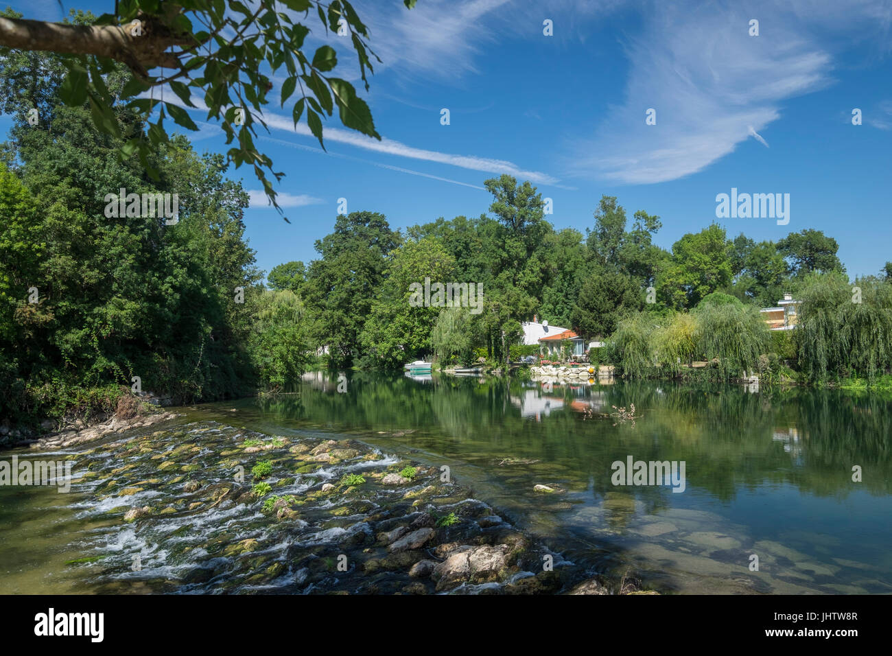 The Charente River, France Stock Photo