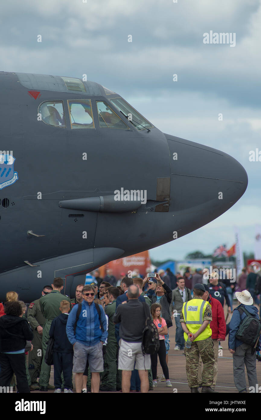 The 2017 Royal International Air Tattoo, RIAT17, RAF Fairford, Gloucestershire, England - one of the world’s largest airshows. Credit: Malcolm Park Stock Photo