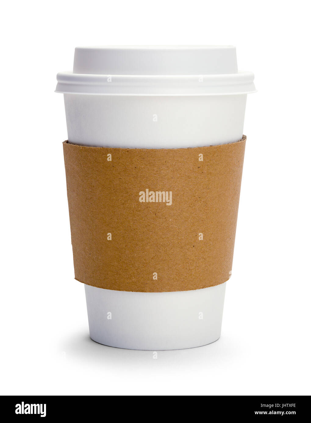 Paper Coffee Cup Isolated on White Background Stock Photo - Alamy