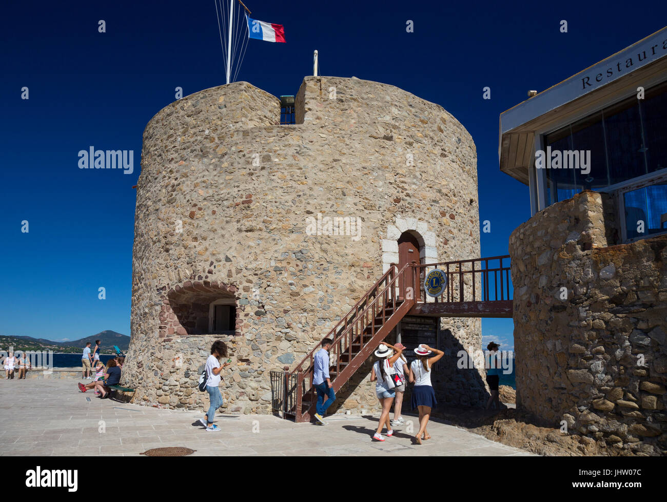 The Portalet Tower, SaintTropez, France Stock Photo Alamy