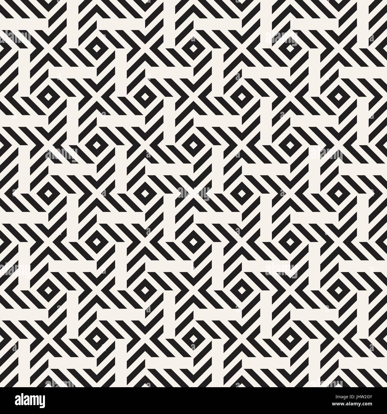 Crosshashed Polygon Crosshatch vector seamless geometric pattern. Crossed graphic ...