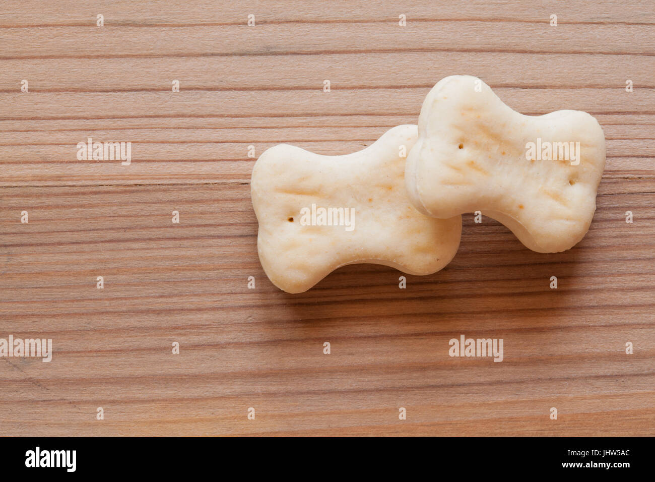Bone shaped dog cookies Stock Photo Alamy